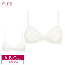 26%OFF ウイング ティーン Wing Teen ブラジャー やわらかカップ ノンワイヤー（後ろホックあり）3/4カップ【STEP3】(A・B・Cカップ) RB6136 3uY