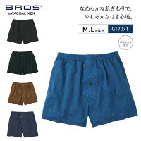 25%OFF wacoal BROS メンズ ブロス バイ ワコールメン なめらかな肌ざわりで、やわらかなはき心地。 レーヨンドットトランクス 前開き M・Lサイズ GT7071