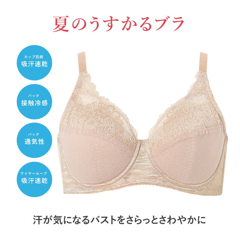 23%OFF ワコール Wacoal Wing ウイング 夏のうすかるブラ フルカップ ブラジャー ...