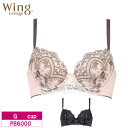 20%OFF ワコール Wacoal ウイング Wing レシアージュ Lesiage 6000シリーズ 3/4カップブラジャー Gカップ PB6000