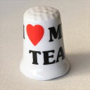 紅茶が好き! アイ ラブ マイ ティー I Love My Tea シンブル 指貫き 【中古】