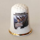 ヴィンテージ ポスター titanic タイタニック イギリスの豪華客船 アドバタイジング ADVERTISING 広告 シンブル 指貫き ソーイング キルト ...