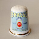 ブラッソ Brasso メタル ポリッシュ イギリス アドバタイジング ADVERTISING 広告 ポスター シンブル 指貫き ソーイング キルト パッチワー...
