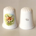 フォックス Fox キツネ イギリス 動物 シンブル 指貫き ソーイング キルト パッチワーク コレクション アイテム プレゼント ヴィンテージ 【中古】02P...