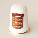 ガーンジー Guernsey 紋章の獅子のシールド イギリス テオドア ポール シンブル 指貫き ソーイング コレクション アイテム 誕生日 ギフト プレゼント...