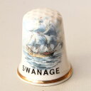 スワネージ SWANAGE 帆船 イギリスのリゾート シップ Ship シンブル 指貫き ソーイング コレクション アイテム 誕生日 ギフト プレゼント 【中古...