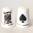 スペード　ジャックプレイングカード Playing Cards トランプフェントン　Fentonシンブル　指貫き　ソーイングアイテム　 05P04Jul15