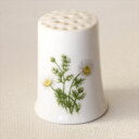 カモミール Chamomile カモマイル ハーブ Herb フラワー Flower シンブル 指貫き ソーイング コレクション アイテム 誕生日 ギフト プレ...