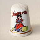 シンデレラ Cinderella 灰かぶり姫 グリム童話 イギリス フェントン Fenton シンブル 指貫き ソーイング キルト パッチワーク コレクション ...