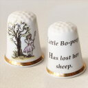羊が逃げた! リトル・ボー・ピープ Little Bo Peep 小さな羊飼い マザーグース シンブル 指貫き シープ ひつじ 羊 ヒツジ ソーイング キルト ...