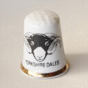 羊 ひつじ Sheep ヨークシャー デール Yorkshire Dales 国立公園 ロゴ D.M.Gould シープ シンブル 指貫き ソーイング キルト ...