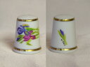 アヤメの花 フラワー ハンドペイント 手書き ロイヤル ウースター Royal worcester シンブル 指貫き ソーイング コレクション アイテム プレゼ...