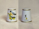 可愛らしい小鳥 バード ハンドペイント 手書き ロイヤル ウースター Royal worcester シンブル 指貫き ソーイング コレクション アイテム プレ...