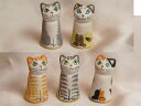 三毛 キジトラ 白黒 ねこ ミケ イギリス 作家作品 ハンドメイド シンブル 指貫き キジトラ 茶トラ メリーフィールド ネコ 猫 キャット 置物 ソーイング キルト パッチワーク コレクション アイテム 誕生日 ギフト プレゼント