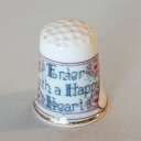 クロスステッチ お気軽にどうぞ enter with a happy herat シンブル 指貫き ソーイング コレクション アイテム プレゼント 02P05Oct15
