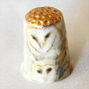 メンフクロウ オウル OWL ゴールデン トップ シンブル 指貫き ソーイング コレクション アイテム プレゼント 02P05Oct15