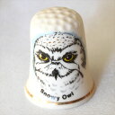 色々なフクロウ スノーイー オウル Snowy OWL アウル シロフクロウ シンブル 指貫き ソーイング コレクション アイテム プレゼント 02P05Oct...