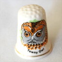 色々なフクロウ タウニー オウル Tawny OWL アウル モリフクロウ シンブル 指貫き ソーイング コレクション アイテム プレゼント 02P05Oct1...