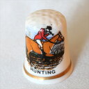 乗馬 ハンティング HUNTING キツネ狩り バーチクロフト シンブル 指貫き ソーイング キルト パッチワーク コレクション アイテム 誕生日 ギフト プレ...