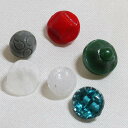 極小 MIX 6個 10mm 前後 キラキラと美しい 小さな ガラス ボタン ミックス セット ソーイング アイテム プレゼント ヴィンテージ 【中古】 【メー...