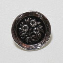 18mm メタルボタン フラワー 小花 シャンク ソーイング ヴィンテージ 【中古】