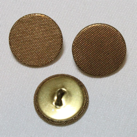 Button - 13mm　3個セット　ゴールド メタルボタン ソーイング ヴィンテージ 【中古】