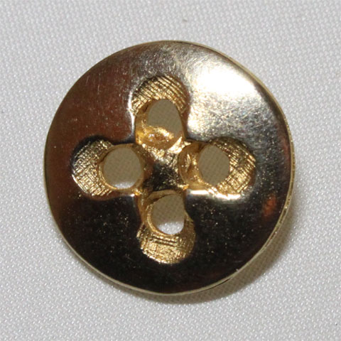 Rakuten - 18mm　ゴールド メタルボタン ソーイング ヴィンテージ 【中古】