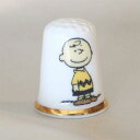 スヌーピー Snoopy チャーリー ブラウン ピーナッツ イギリス シンブル 指貫き ソーイング キルト パッチワーク コレクション アイテム 誕生日 ギフト...