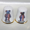 テディーベア Teddy Bear Ty スパングル spangle 可愛いテディーベア コレクションシリーズ ジーニー ベアー シンブル 指貫き ソーイング ...