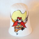 ヨサミテサム Yosemite Sam 赤ひげおちび ワーナーブラザース ルーニーテューンズ LOONEY TUNES アニメ シンブル 指貫き ソーイング ア...