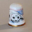 アザラシ ヤング シール SEAL 絶滅危惧種 ケイバーズウォール Caverswall W.R.Tipton画 シンブル 指貫き ソーイング アイテム プレゼ...