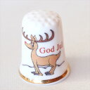 トナカイ♪ スウェーデンの新年とクリスマス God Jul クリスマスのプレゼントに♪ シンブル 指貫き ソーイング コレクション アイテム 誕生日 ギフト プ...
