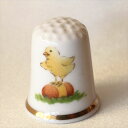 可愛いヒヨコ ひよこ イースター エッグ Easter シンブル 指貫き ソーイング キルト パッチワーク コレクション アイテム 誕生日 ギフト プレゼント ...