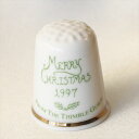 1997年 クリスマス シンブルギルド発行 シンブル 指貫き ソーイング アイテム プレゼント ヴィンテージ 【中古】 02P07Nov15