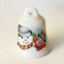 男の子とスノーマン Snowman 雪だるま クリスマス飾り ベル 鐘 型の珍しい 指貫き シンブル コレクターズ クラブ ソーイング コレクション アイテム ...