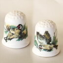 ゴールドフィンチ Goldfinch ゴシキヒワ コールポート Coalport 小鳥 バード シンブル 指貫き ソーイング キルト パッチワーク コレクション...