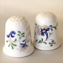 TCC ページェント Pageant コールポート Coalport 青い花 フラワー 花 シンブル 指貫き 誕生日 プレゼント ソーイング コレクション アイ...