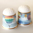 1988年 TCC バルーン Balloons 気球 コールポート Coalport 指貫き シンブル コレクターズ クラブ ソーイング コレクション アイテム...