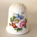 ジャコビアン Jacobean 刺繍 美しい花 コールポート Coalport フラワー 花 シンブル 指貫き 誕生日 プレゼント ソーイング コレクション ア...