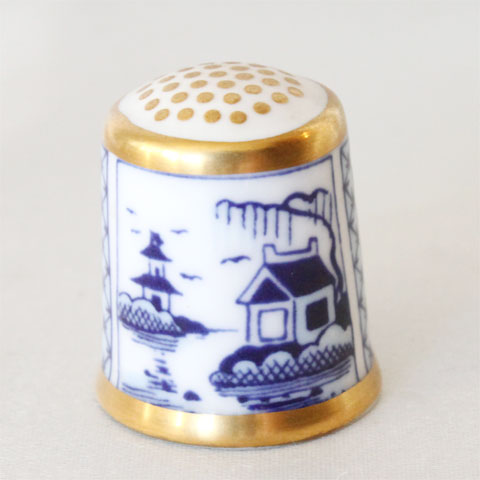 中国の風景 シノワ The Chinois ロイヤル クラウン ダービー Royal Crown Derby ヒストリー シンブル 指貫き ソーイング コレクション アイテム プレゼント ヴィンテージ 【中古】 02P05Oct15