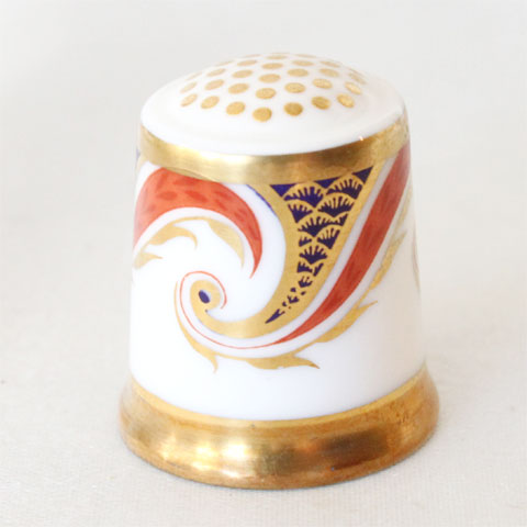 イマリ スクロール The Imari Scroll 和柄 ロイヤル クラウン ダービー Royal Crown Derby ヒストリー シンブル 指貫き ソーイング コレクション アイテム プレゼント ヴィンテージ 【中古】 02P05Oct15