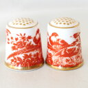 TCC レッド アビス Red Aves ロイヤル クラウン ダービー Royal Crown Derby 赤い鳥 シンブル 指貫き ソーイング コレクション ...