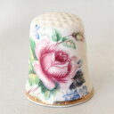 ローズ 薔薇の花 バラ メイソンズ Mason's イギリス シンブル 指貫き ソーイング キルト パッチワーク コレクション アイテム プレゼント ヴィンテー...