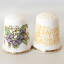 ハッピー イースター Happy Easter スズラン スミレ メイソンズ Mason's イギリス シンブル 指貫き ソーイング キルト パッチワーク コレ...