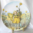 1996年 Wedgwood バターカップ フェアリー Buttercup Fairy 花の妖精が可愛らしいフラワー フェアリー 絵皿 シシリー メアリー バー...