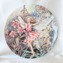 1996年 Wedgwood ローズベイ ウィローハーブ フェアリー rosebay willowherb Fairy ヤナギラン 花の妖精が可愛らしいフラワー フェアリー 絵皿 シシリー メアリー バーカー イギリス ウォールプレート ウェッジウッド 飾り皿 【中古】 【送料無料】 02P06Aug16