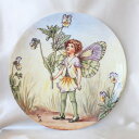 1996年 Wedgwood ハーツイーズ フェアリー Heart's Ease Fairy スミレ パンジー 花の妖精が可愛らしいフラワー フェアリー 絵皿 ...
