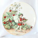 WEDGWOOD ストロベリー フェアリー Strawberry Fairy イチゴ 苺 花の妖精が可愛らしいフラワー フェアリー 絵皿 シシリー メアリー バ...