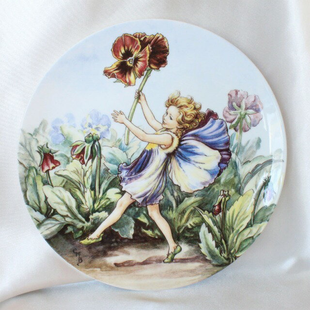 WEDGWOOD パンジー フェアリー Pansy Fairy 花の妖精が可愛らしいフラワー フェアリー 絵皿 シシリー メアリー バーカー イギリス ウェッジウッド ウォールプレート 飾り皿 プレゼント ギフト …