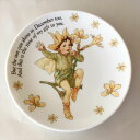 ミニプレート ウィンタージャスミンの花の妖精 Winter Jasmine Flower Fairy 黄梅 オウバイ 花の妖精が可愛らしいフラワー フェアリー ...